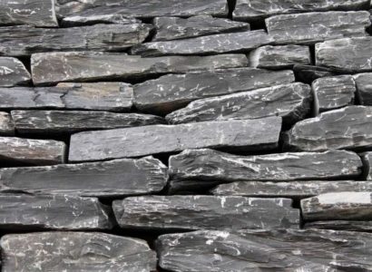 black slate mauerstein